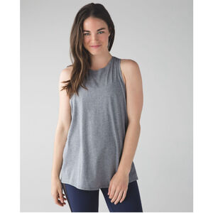 Women's Lululemon All Tied Up Tank Gray M